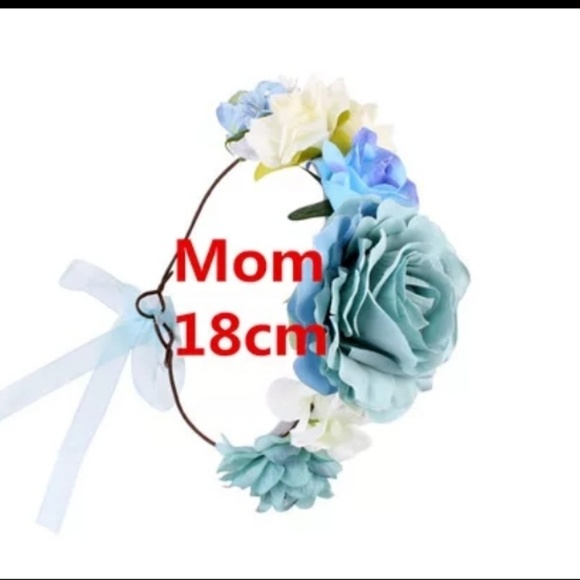 Mom Baby Matching Flower Headband Mother Baby - Picture 7 of 8